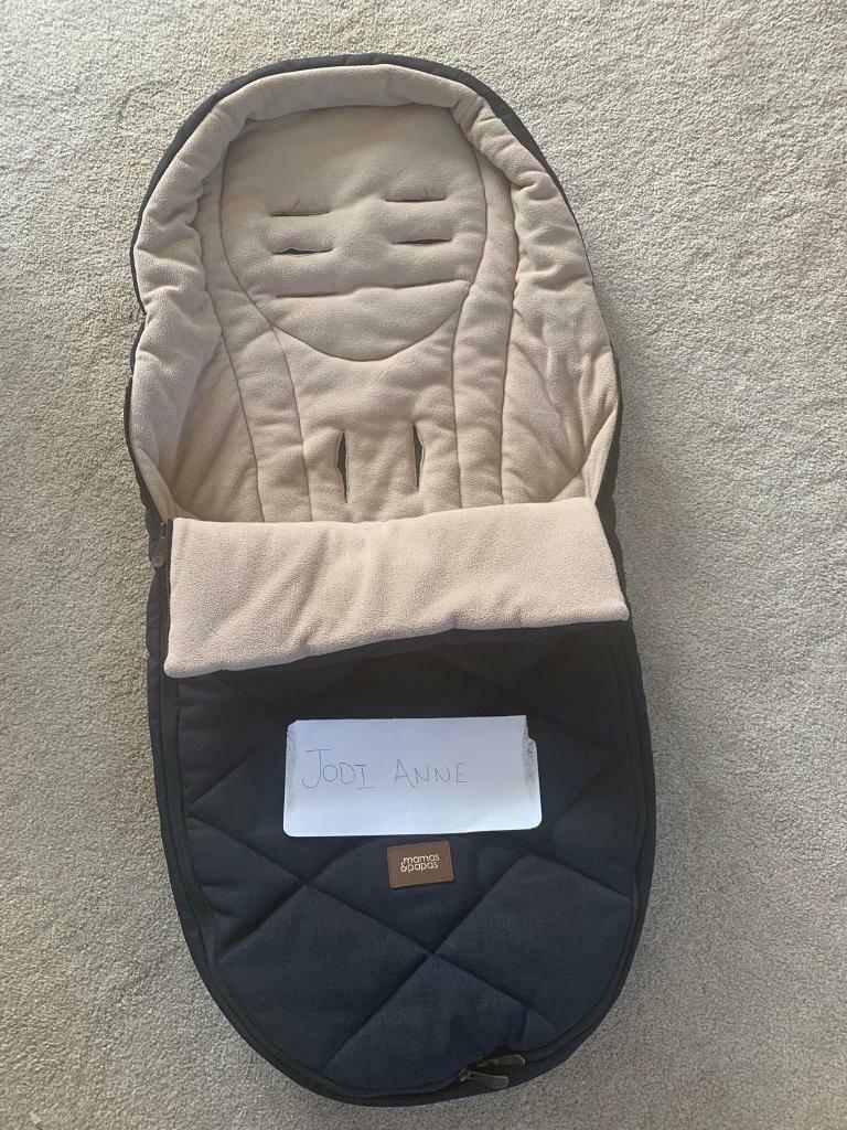 mamas and papas dark navy footmuff